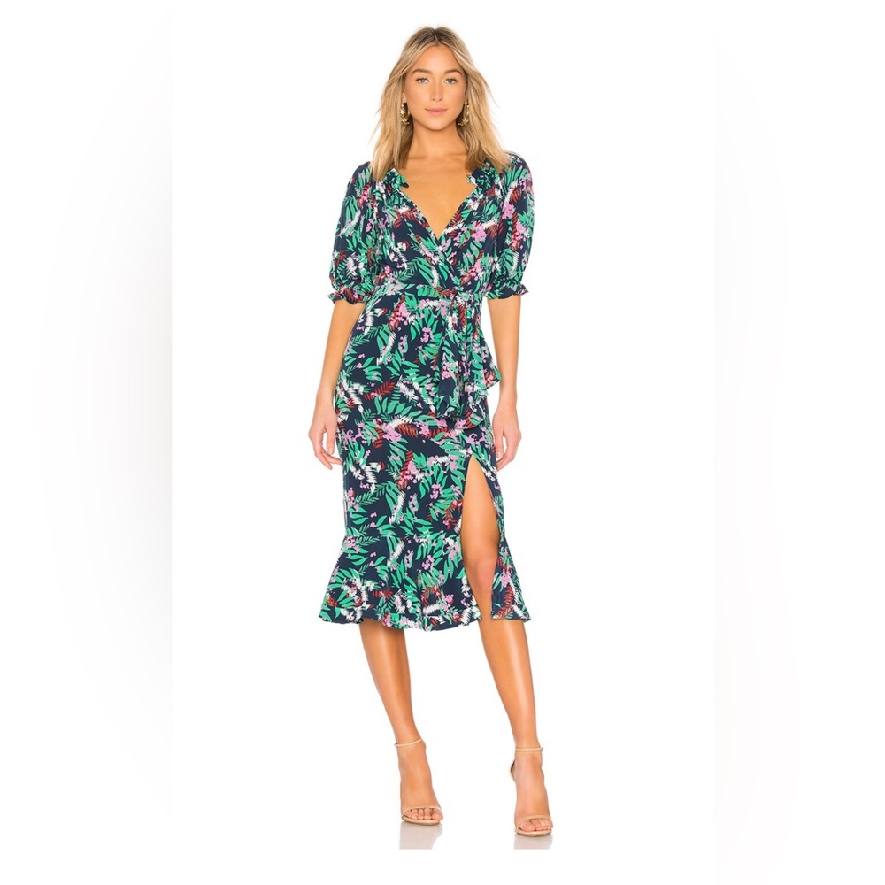 Saloni Olivia Dress Size 0 Cocktail dress 100% silk